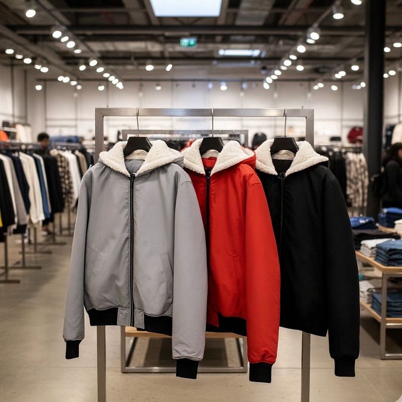 کاپشن ضدآب داخل خزتدی-قرمز